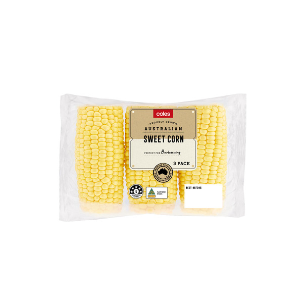 Coles Sweet Corn Prepacked | 4 pack