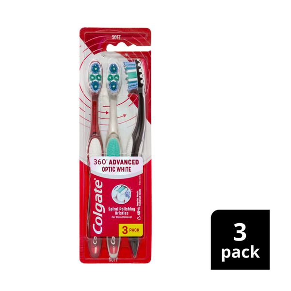 Colgate 360 Optic White Toothbrush Soft