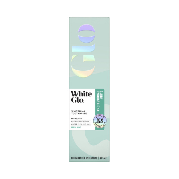 White Glo Whitening Toothpaste 205g