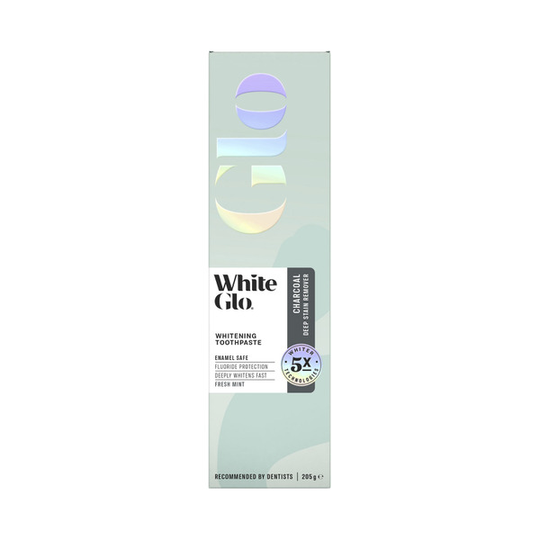 White Glo Charcoal Deep Stain Remover Whitening Toothpaste