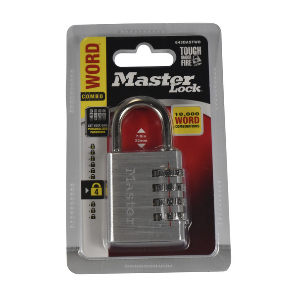 Master Lock Padlock - Combination, 40mm