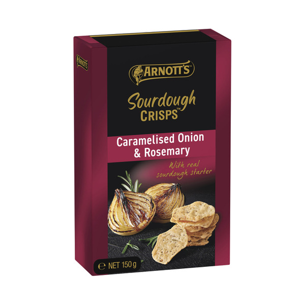 Arnotts Sourdough Crackers Caramelised Onion & Rosemary