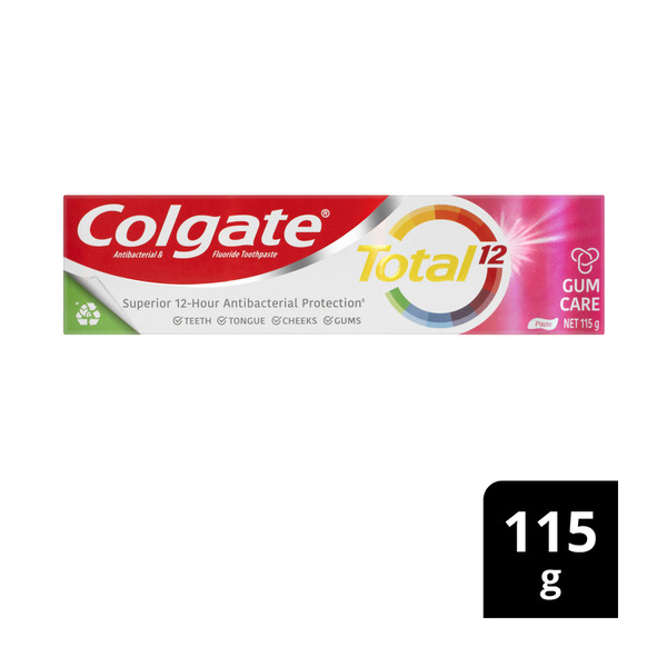 Colgate Antibacterial Toothpaste Total Gum Care 115g