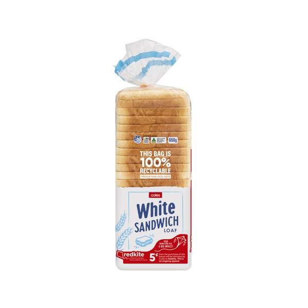 Coles White Bread | 650g