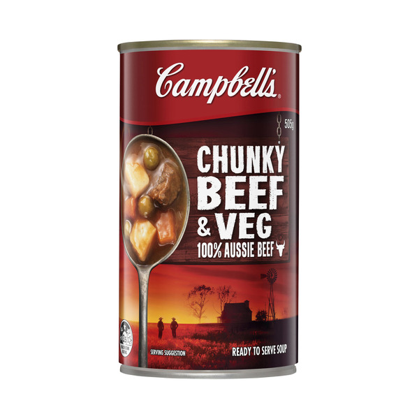 Buy Campbell's Chunky Soup Can Beef  Veg 505g Coles