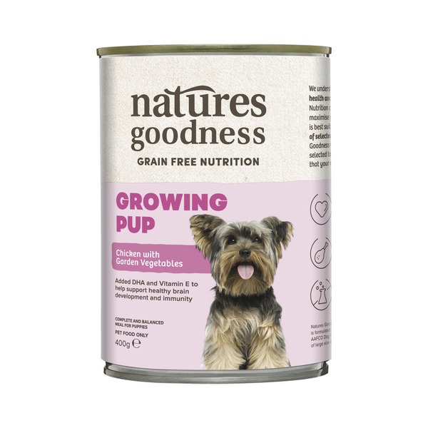 Natures Goodness Growing Pup Wet Dog Food For Puppies | 400g