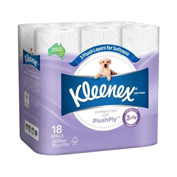 Kleenex  Comfort Care 3ply Toilet Paper | 18 pack