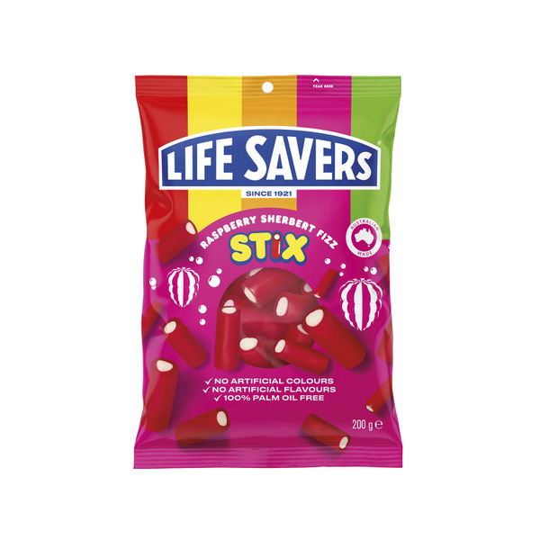 Lifesavers Stix Sherbert Fizz Raspberry