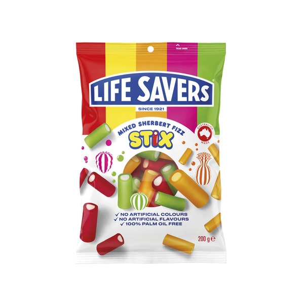 Lifesavers Stix Sherbert Fizz Mixed