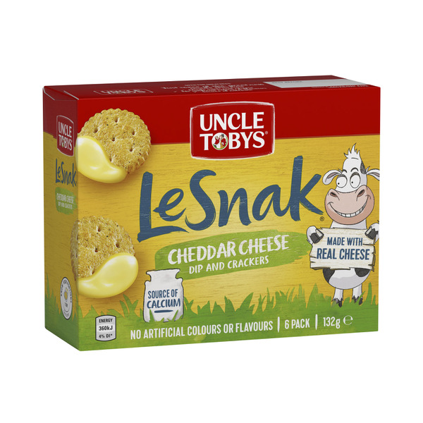 Uncle Tobys Le Snak Cheddar Cheese