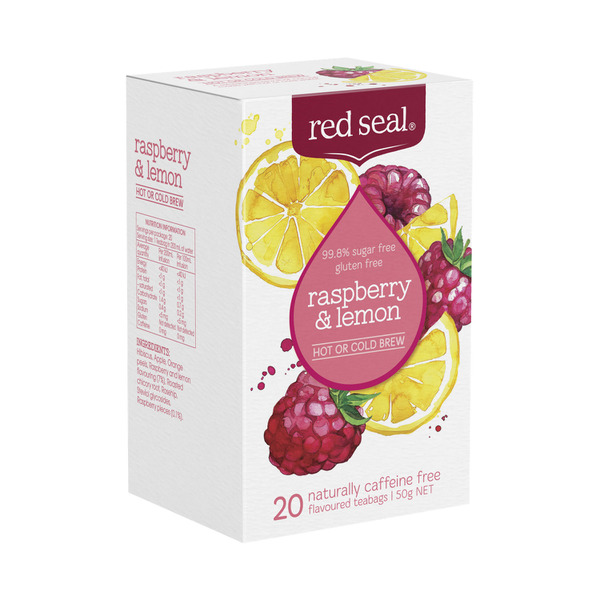 Red Seal Raspberry & Lemon Hot Or Cold Brew Tea