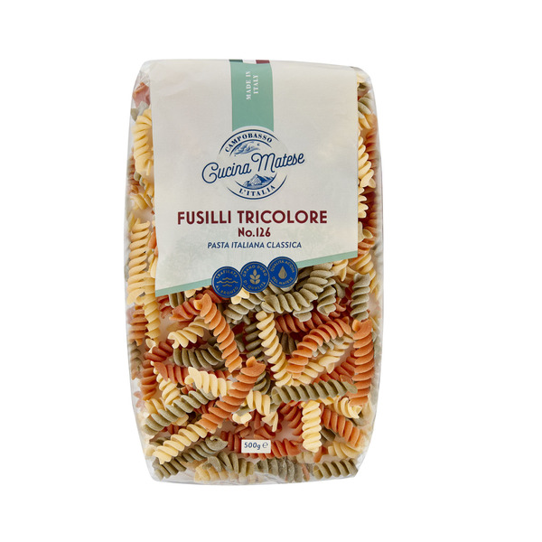 Cucina Matese Pasta Fusilli Tricolore