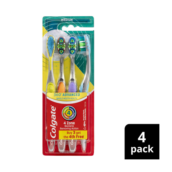 Colgate 360 Advanced Medium Toothbrush