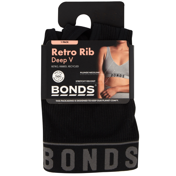 5 Pack Bonds Womens Pullover Scoop Crop Tops Wireless Bra size 8-16