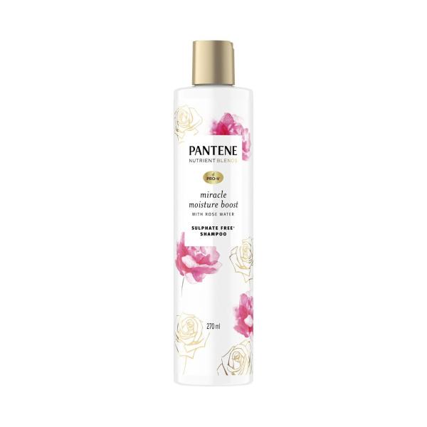 Pantene Nutrient Blends Miracle Moisture Boost Rosewater Shampoo