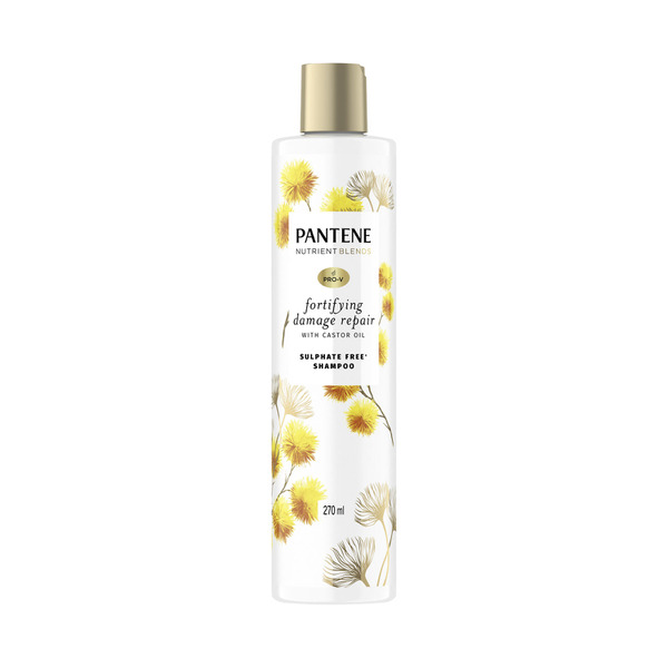 Pantene Nutrient Blends Fortifying Damage Repair Castor Oil Shampoo