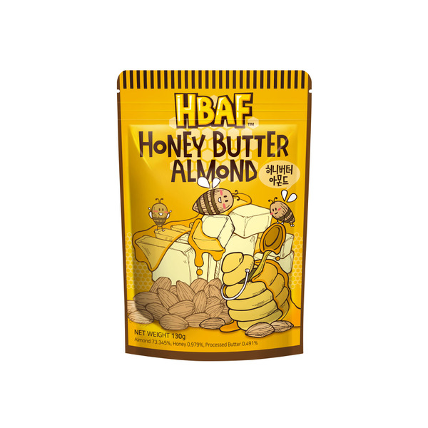 Buy HBAF Honey Butter Almonds 130g | Coles