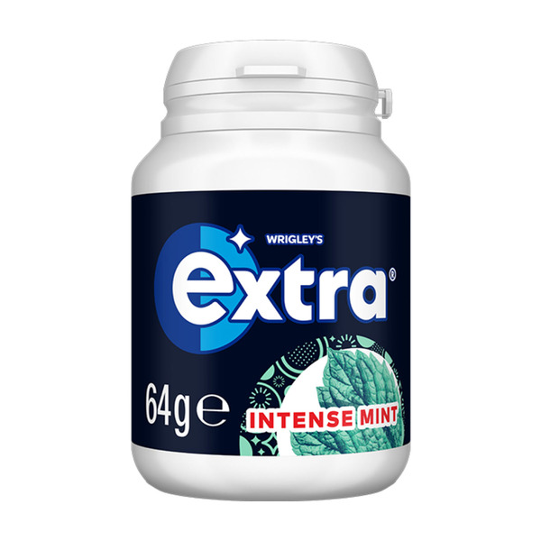 Calories in Extra Intense Mint Sugar Free Chewing Gum