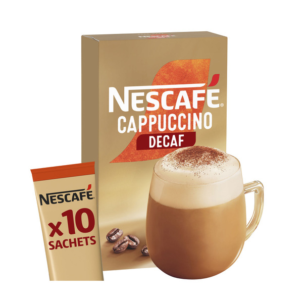 Nescafe Decaf Cappuccino Coffee Sachets