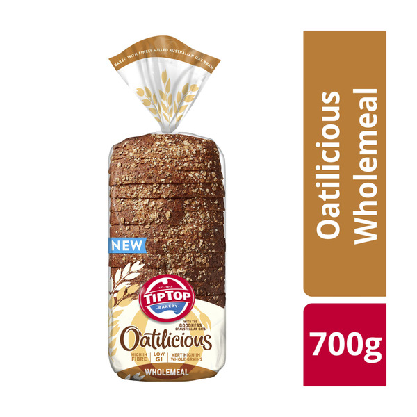 TIP TOP OATILICIOUS WHOLEMEAL BREAD