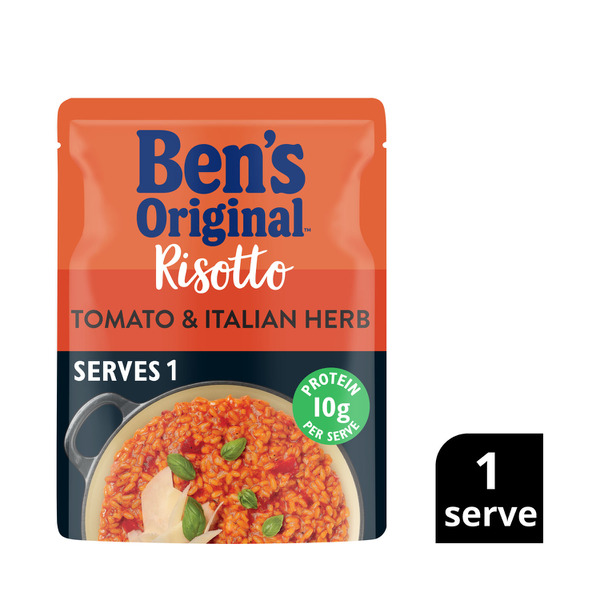 Ben's Original Rice Risotto Tomato And Italian Herb Pouch