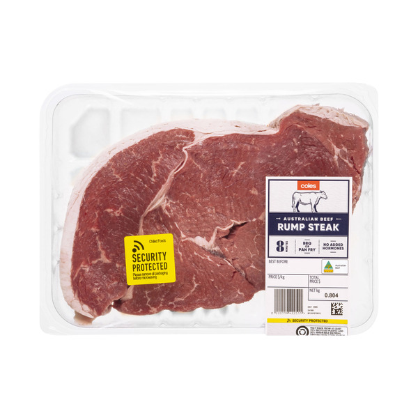 Buy Coles Rump Steak Half approx. 270g | Coles