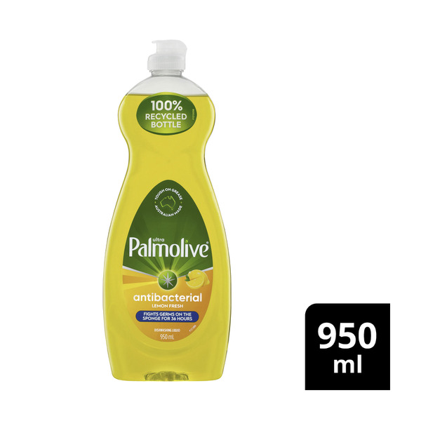 Palmolive Ultra Strength Concentrate Antibacterial Dishwashing Liquid Lemon