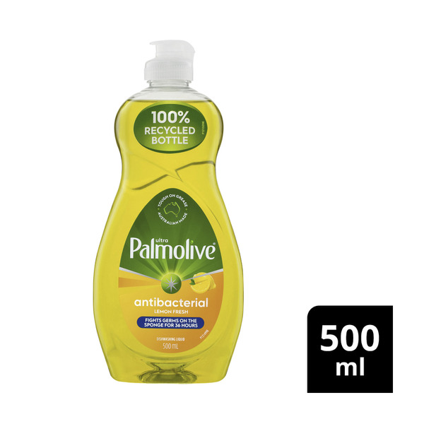 Palmolive Ultra Strength Concentrate Antibacterial Dishwashing Liquid Lemon
