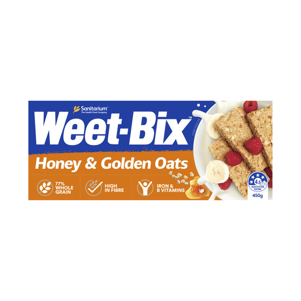 Sanitarium Weet-Bix Honey & Golden Oats Breakfast Cereal