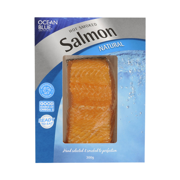 Ocean Blue Hot Smoked Salmon Portion Natural | 300g
