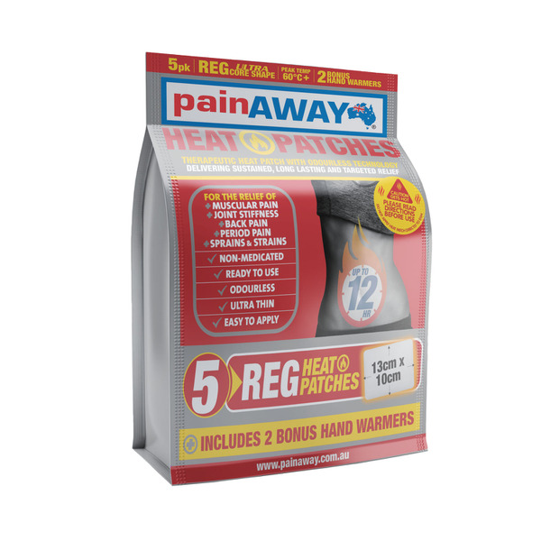 Pain Away Heat Patches Regular