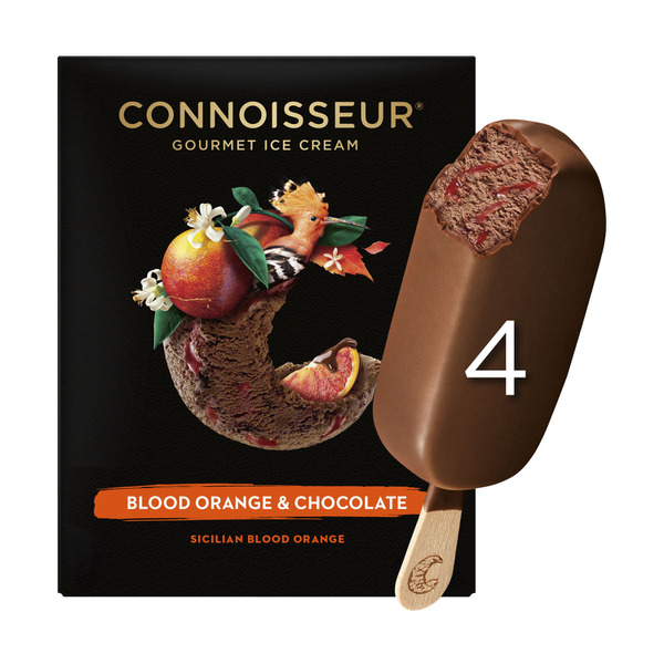 Sicilian Blood Orange & Chocolate Ice Cream 4 Pack