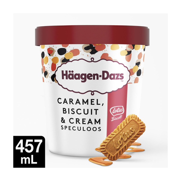 Haagen Dazs Caramel Biscuit & Cream Ice Cream Tub