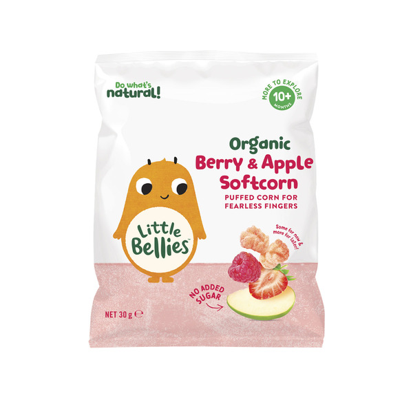 Little Bellies Organic Softcorn Berry & Apple | 30g