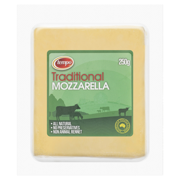 Buy Tempo Mozzarella Cheese 250g | Coles