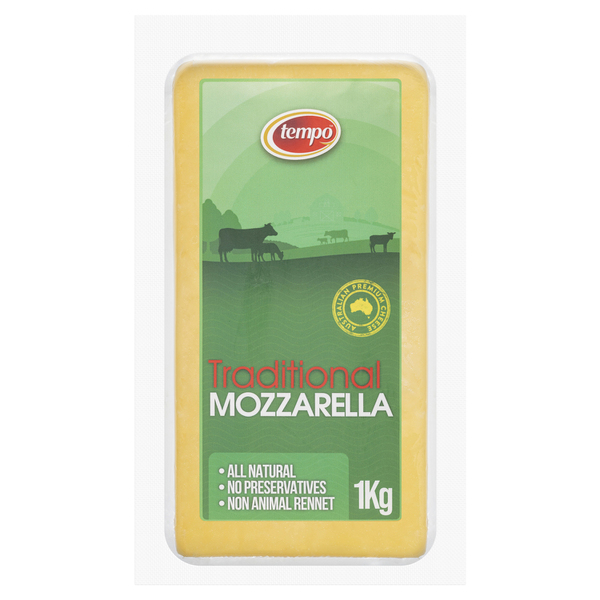 Buy Tempo Mozzarella Cheese 1kg | Coles