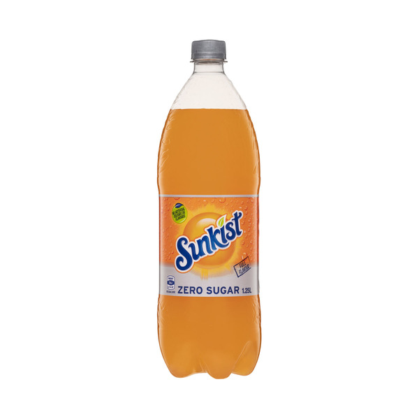 Zero Sugar Orange Soft Drink Bottle Sugar Free