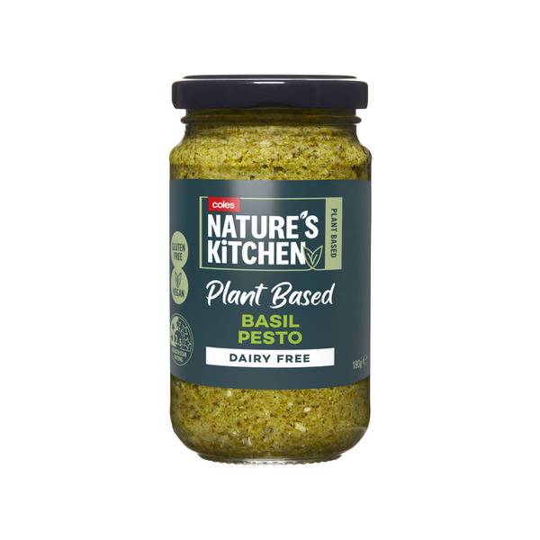 Buy Coles Natures Kitchen Basil Pesto 180g Coles