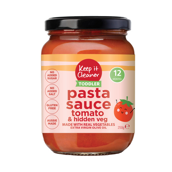 Buy Keep It Cleaner Toddler Pasta Sauce Tomato & Hidden Vegetable 250g |  Coles