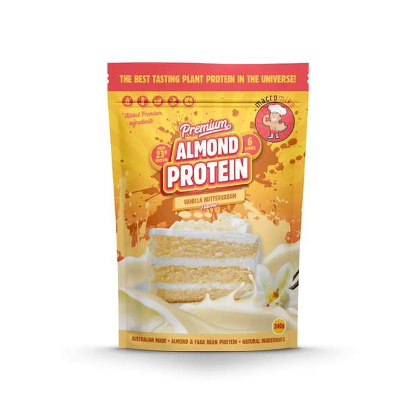 Macro Mike Premium Almond Protein Vanilla Buttercream 240g