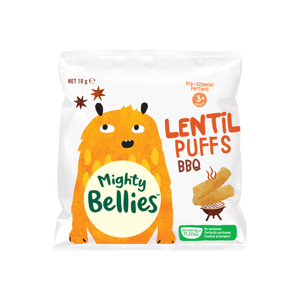Mighty Bellies Lentil Puffs BBQ Flavoured | 10g