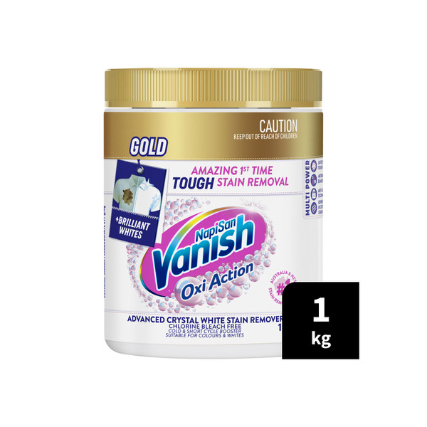 Vanish Napisan Gold Oxi Action Crystal White Stain Remover Powder