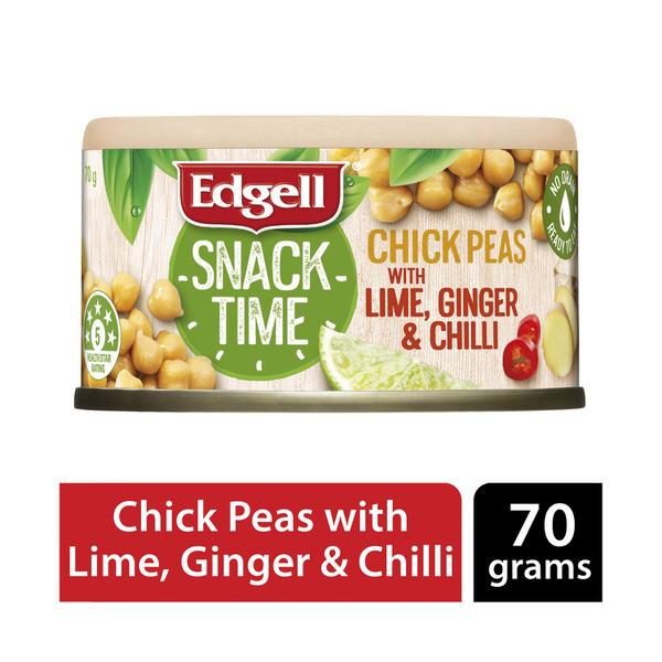 Edgell Snack Time Chickpeas With Ginger Lime & Chilli