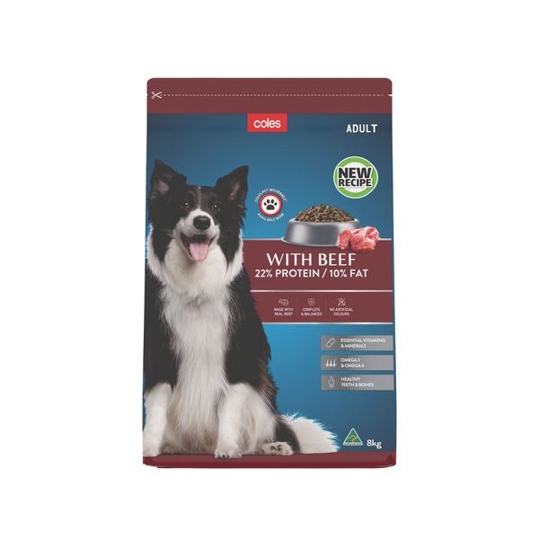 Coles brand dog on sale food