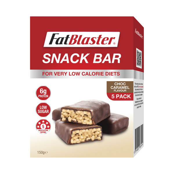 Fat Blaster Snack Bar Choc Caramel 5 Pack