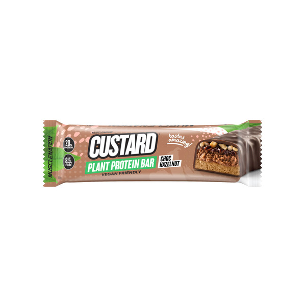 Muscle Nation Custard Plant Protein Bar Choc Hazelnut