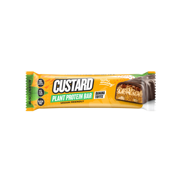 Muscle Nation CustardPlant Protein  Bar Banana Toffee