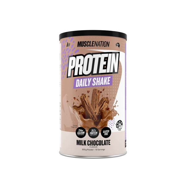 Muscle Nation Whey Protein Daily Shake Milk Chocolate 300g