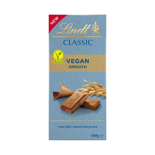 Calories in Lindt Classic Vegan Smooth Block Chocolate