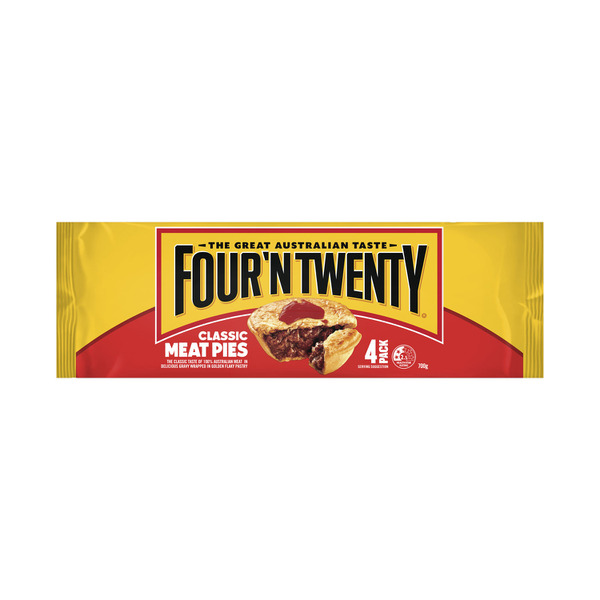 Four'N Twenty Frozen Meat Pies 4 Pack | 700g
